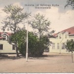 Skolorna vid Sköldinge kyrka. före 1915